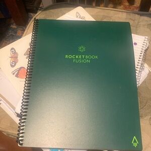 Green rocketbook notebook